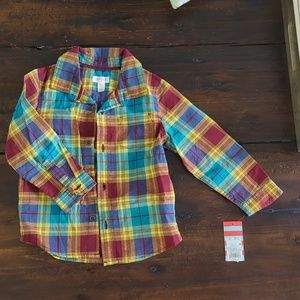 Cat and jack button down shirt 4T